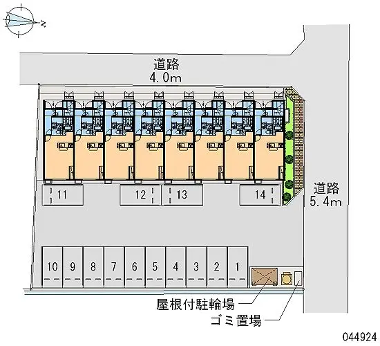 ★手数料０円★岐阜市六条東２丁目　月極駐車場（LP）